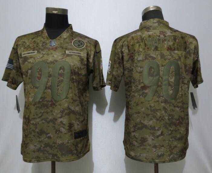 Women Nike Steelers 90 T.J. Watt Camo Salute To Service Limited Jersey,We sell and wholesale Women Nike Steelers 90 T.J. Watt Camo Salute To Service Limited Jersey on line form chian!